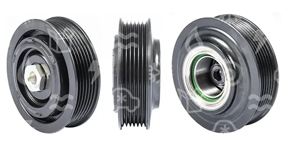 spojka pro kompresor DENSO 6SEU14C, 105 mm, PV6, 12V, Audi A4, A6, Skoda, Seat